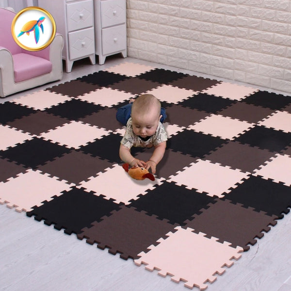 tapis motricité bébé noir