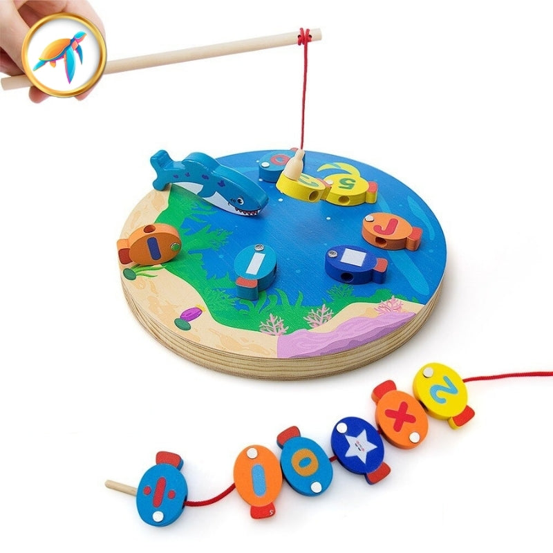 Busy board bébé Tableau d'activité Montessori de pêche magnétique Pesca™