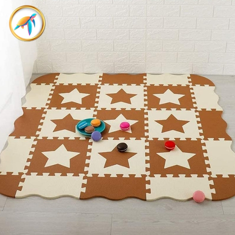 Tapis de jeu bébé en mousse Kidea Etoiles