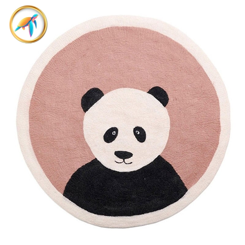 Tapis de Sol bébé rose Savania™ Panda
