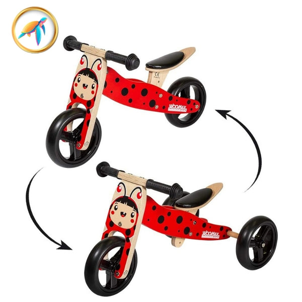 Tricycle en bois Madera™ Coccinelle