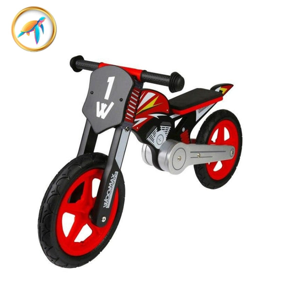Vélo enfant tricycle bois Madera™ Moto Rouge